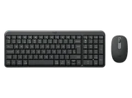 Zestawy myszka + klawiatura - Zestaw klawiatura + LOGITECH MK250 grafitowy - miniaturka - grafika 1
