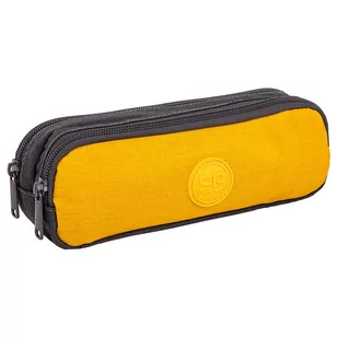 Piórnik Szkolny Dwukomorowy Coolpack Clio Mustard/Grey F069643 - Piórniki - miniaturka - grafika 1