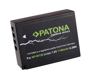 PATONA - Akumulator Fuji NP-W126 1140mAh Li-Ion Premium - Ładowarki i akumulatory - miniaturka - grafika 1
