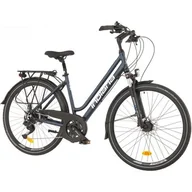 Rowery - Rower trekkingowy INDIANA X-Road 5.0 D21 28 cali damski Granatowo-srebrny - miniaturka - grafika 1