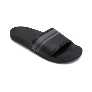 Męskie Klapki QUIKSILVER RIVI SLIDE SNDL AQYL100867-XKKS – Czarny - Klapki i japonki męskie - miniaturka - grafika 1