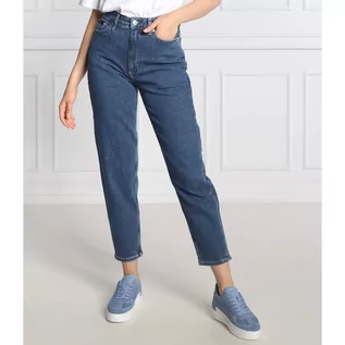 Spodnie damskie - Calvin Klein Jeansy | Mom Fit - grafika 1