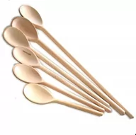 Przybory do gotowania - Chłopcy z Rancza Łyżka drewniana Szwedzka 6 Szt Zestaw 404 - miniaturka - grafika 1