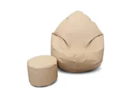 Fotele i pufy dla dzieci - Pufa sako XXL worek + gratis beżowa - miniaturka - grafika 1