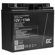 Baterie do zasilaczy awaryjnych UPS - Green Cell Akumulator bezobsługowy AGM VRLA 12V 17Ah do łodzi i instalacji fotowoltaicznych AGM51 - miniaturka - grafika 1