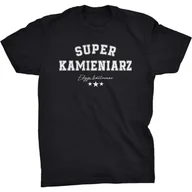 Koszulki męskie - Super Kamieniarz Koszulka Dla Kamieniarza Prezent - miniaturka - grafika 1