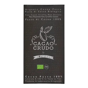 Cacao Crudo Raw Ciemna czekolada 100%, 50 g - Czekolada Cacao Crudo Raw Ciemna czekolada 100%, 50 g - Czekolada - miniaturka - grafika 1