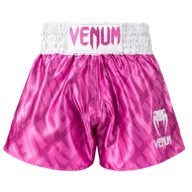 Spodnie sportowe męskie - Venum x Contender XT Spodenki Muay Thai Shorts Candy Pink/ White - miniaturka - grafika 1
