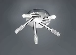 Trio Serie 2824 lampa sufitowa LED Chrom, 5-punktowe 682410506 - Lampy sufitowe - miniaturka - grafika 1