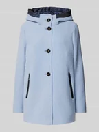 Kurtki damskie - Kurtka z listwą guzikową i kieszeniami zapinanymi na zamek błyskawiczny - miniaturka - grafika 1