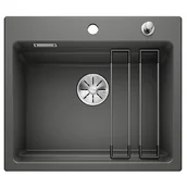 Zlewozmywaki - Blanco Etagon 6 PuraPlus ceramiczny KA bazalt 525161 525161 - miniaturka - grafika 1