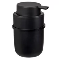 Mydelniczki i dozowniki mydła - Czarny samoprzylepny plastikowy dozownik do mydła 0,25 l Carpino – Wenko - miniaturka - grafika 1