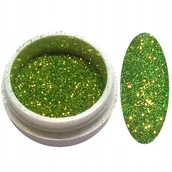 Ozdoby do paznokci - Indigo Pixel Effect Neon Green pyłek brokat 2,5 g - miniaturka - grafika 1