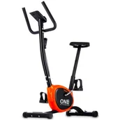 Rowery treningowe - ONE FITNESS RW3011 Czarno-pomarańczowy - miniaturka - grafika 1