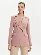 Marynarki i żakiety damskie - Maryley Marynarka 24EB139/43BH Różowy Regular Fit - miniaturka - grafika 1