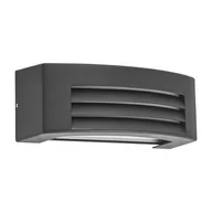 Lampy ogrodowe - Oprawa elewacyjna LIMA E27 IP54 szara - miniaturka - grafika 1