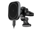 Ładowarki samochodowe - SILVER MONKEY Uchwyt ładowarka samochodowa MagSafe 15W - miniaturka - grafika 1