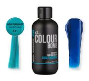 Farby do włosów i szampony koloryzujące - Colour Bomb - Morski Turkus 250ml - 821 odżywka koloryzująca z keratyną i wit.B5 - miniaturka - grafika 1