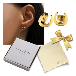 Kolczyki złote wkrętki podkowa – symbol szczęścia w eleganckim wydaniu - Kolczyki - miniaturka - grafika 1