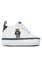 Buty dla chłopców - Polo Ralph Lauren Sneakersy RL100690 Biały - miniaturka - grafika 1