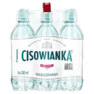 Syropy i koncentraty owocowe - Cisowianka Naturalna woda mineralna niegazowana niskosodowa 6 x 700 ml - miniaturka - grafika 1