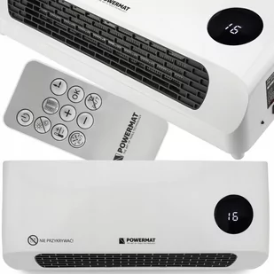 KURTYNA POWIETRZNA GRZEJNIK CERAMICZNY 2000W PILOT - Ogrzewanie przenośne - miniaturka - grafika 1