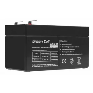 Green Cell Akumulator Agm Vrla Green Cell 12v 1.2ah 49586_35267 [11219213] - Ładowarki i akumulatory - miniaturka - grafika 1