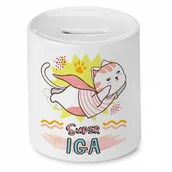 Skarbonki - Skarbonka 330 ml Dla Igi Córki Dziecka Prezent z Nadrukiem ze Zdjęciem + Opakowanie na prezent (wzór 01) - miniaturka - grafika 1