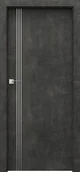 Drzwi wewnętrzne - Skrzydło Line B 1 Beton Ciemny - miniaturka - grafika 1