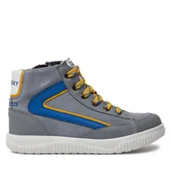 Buty dla chłopców - Sneakersy Pablosky 508256 S Szary - miniaturka - grafika 1