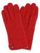 Rękawiczki - ROECKL - Rękawiczki damskie, czerwony - miniaturka - grafika 1