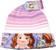 Czapki dla dzieci - Czapka dziecięca Disney Junior Sofia dla dziewczynek fioletowo-różowa 52 - miniaturka - grafika 1