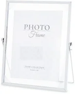 Ramki na zdjęcia - Ramka na zdjęcie zdjęcia metalowa biała 24x21,5x9,5 157113 - miniaturka - grafika 1
