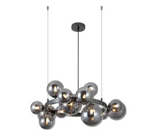 Wofi 5014-1505W - LED Żyrandol na lince VILLA 15xG9/3W/230V czarny - Lampy sufitowe - miniaturka - grafika 1