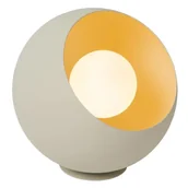 Lampy stojące - Metalowa lampka nocna Doredos 51500/20/38 Lucide z wtyczką beżowa - miniaturka - grafika 1