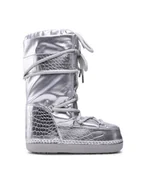Śniegowce damskie - DeeZee Śniegowce NS9032-01 Srebrny - miniaturka - grafika 1