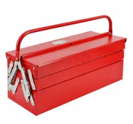 Skrzynki i torby narzędziowe - AwTools Skrzynka Narzędziowa Metalowa 5 częściowa 530x215x215mm AW30986 AW30986 - miniaturka - grafika 1