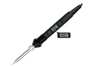Precyzyjna Lutownica Kolbowa, Elektryczna, Czarna 60W, Regulacja Temperatury - Lutownice - miniaturka - grafika 1