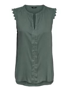 ONLY Damska kamizelka Onlkimmi S/L Top WVN Noos, Zielony balsam, 32 - Kamizelki damskie - miniaturka - grafika 1