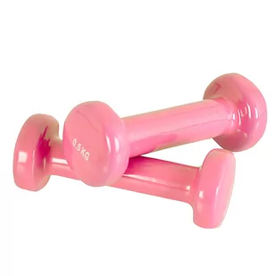 InSportLine Hantle winylowe, 2 x 0.5 kg - Hantle i ciężarki - miniaturka - grafika 1