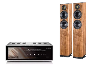 Rose RS520 (srebrny) + VELA FS407 (orzech) - Zestawy stereo - miniaturka - grafika 1