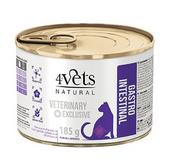 Mokra karma dla kotów - 4Vets dla kotów Gastro Intestinal 185g - miniaturka - grafika 1