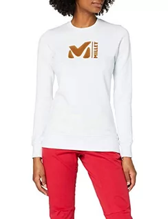 Bluzy damskie - Millet Bluza damska Capucin Crew Neck Sweat W biały Moon White XS MIV8782 - grafika 1