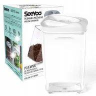 Pojemniki kuchenne - Pojemnik próżniowy na żywność SeeYoo 1,3l biały - miniaturka - grafika 1