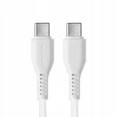 Kable - Kabel 60W 1m USB-C - USB-C Jellico KDS-30 biały - miniaturka - grafika 1