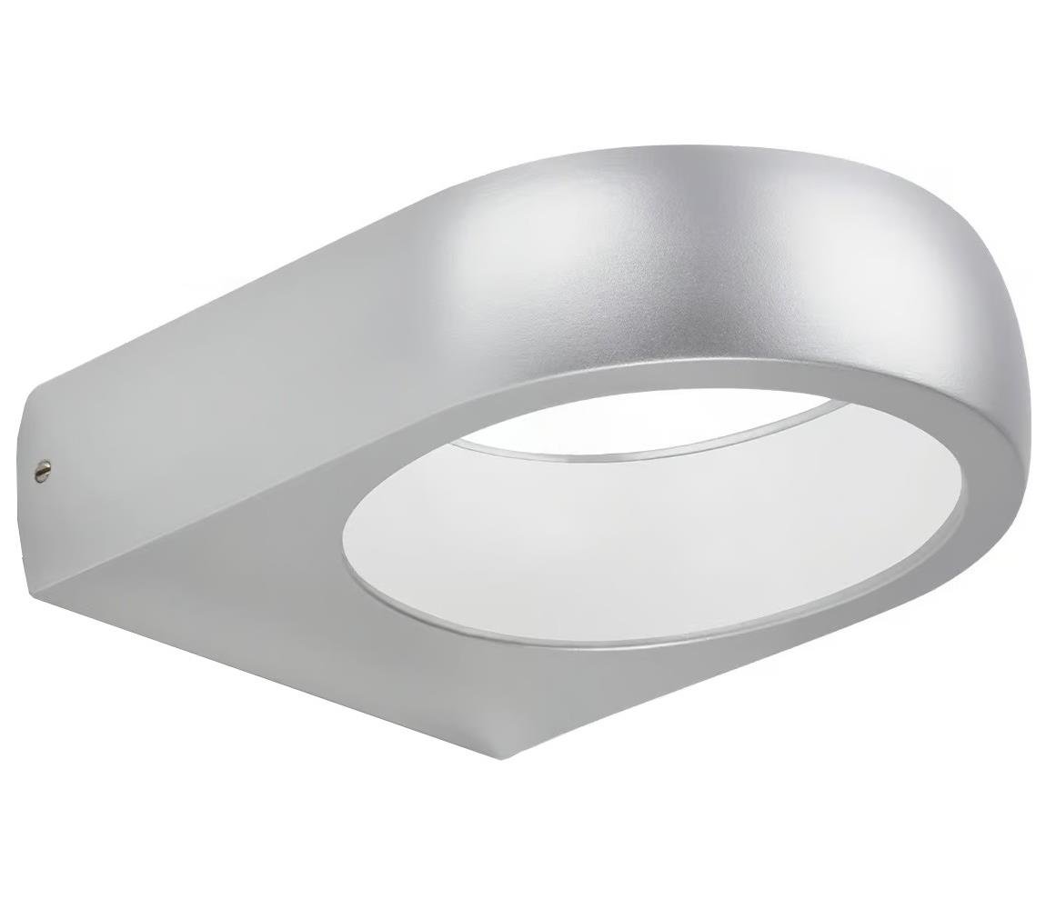 Briloner 320204TF - zewnętrzny kinkiet LED/6,5W/230V IP44 matowy chrom