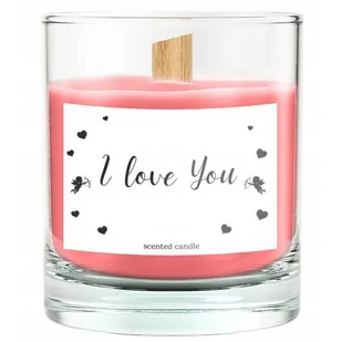 Neli Walentynkowa sojowa świeczka w szkle KAT11445 + KAT11445 - Świece - miniaturka - grafika 1