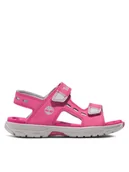 Buty dla dziewczynek - Timberland Sandały Moss Jump 2 Strap Sandal TB0A66SDEY51 Różowy - miniaturka - grafika 1