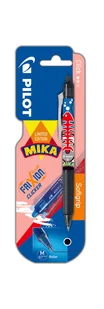 Pilot Pióro kulkowe Frixion Clicker. Mika, czarne - Długopisy - miniaturka - grafika 1
