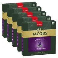 Kawa w kapsułkach i saszetkach - ZESTAW - Kapsułki do Nespresso Jacobs Lungo 8 Intenso - 100 sztuk - miniaturka - grafika 1